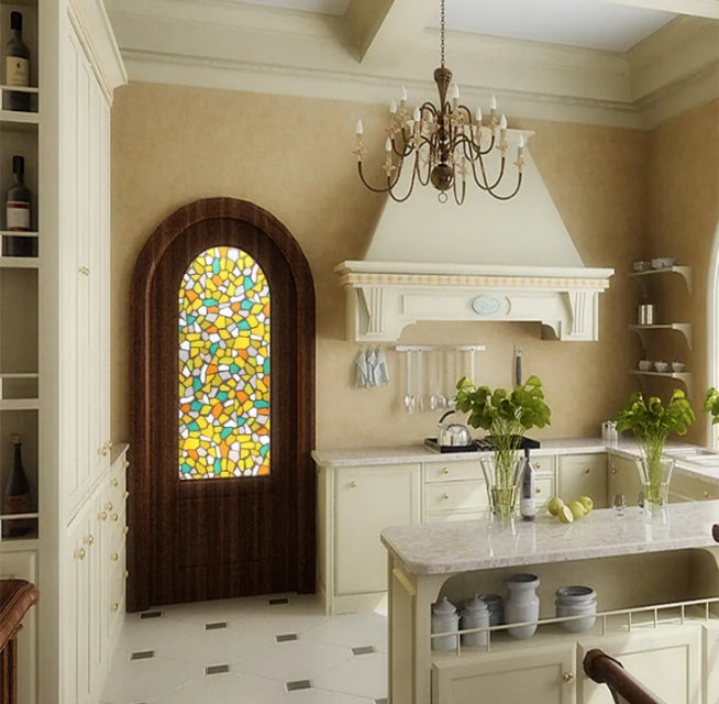 Designer Glass Film Decorative Window Film P042 Cute Paper Design