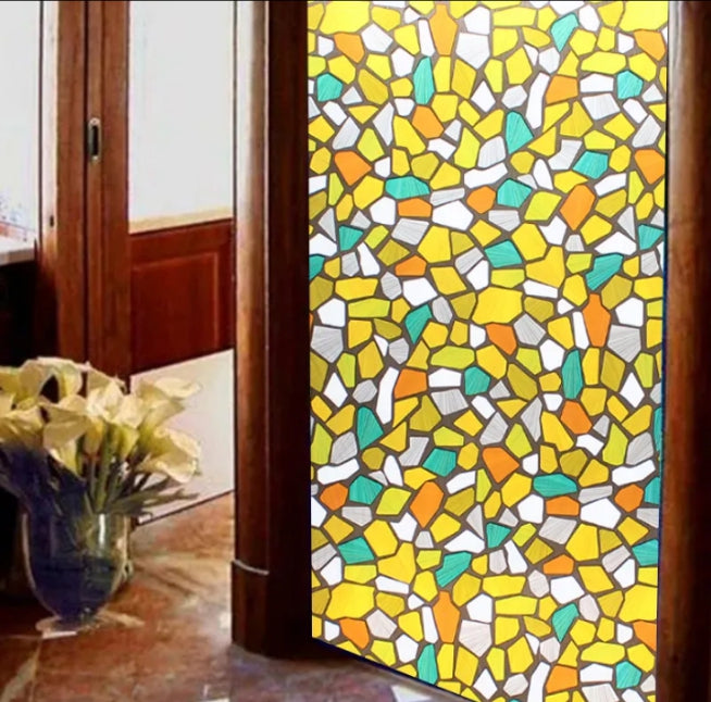 Designer Glass Film Decorative Window Film P042 Cute Paper Design