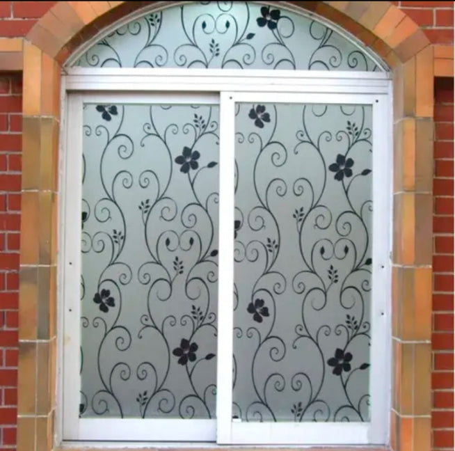 "Premium Frosted Glass Paper for Windows - Privacy & Decoration"