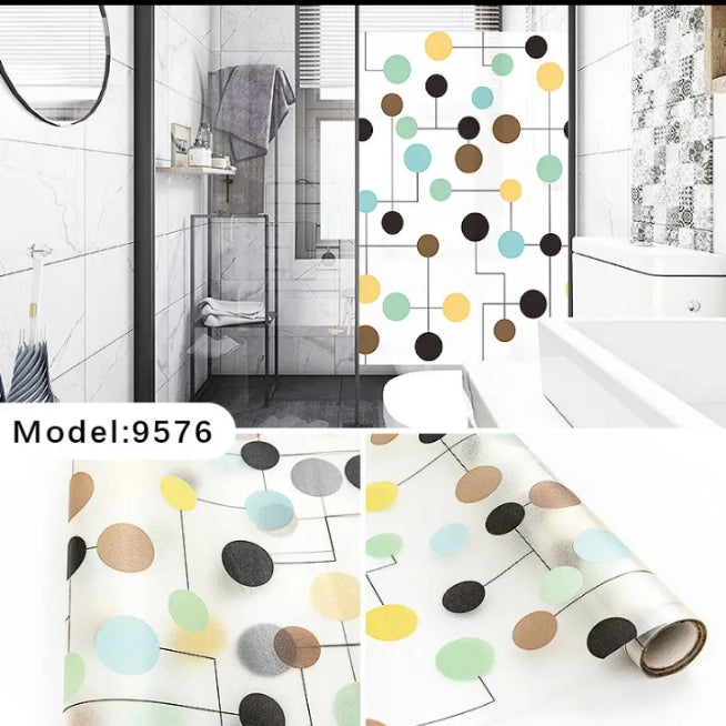 Best privacy film for home windows,Frosted glass window covering,Easy to install window film