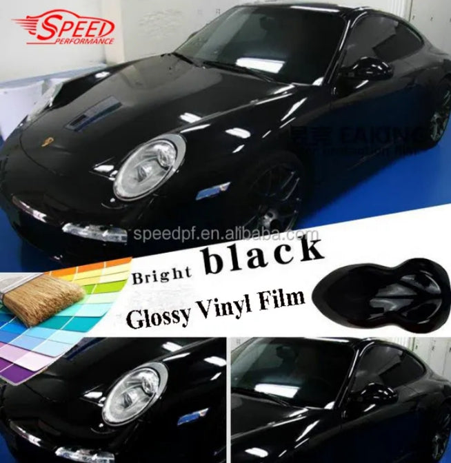Pvc self adhesive vinyl for car wrap & digital printing white and black PVC vinyl rolls glossy