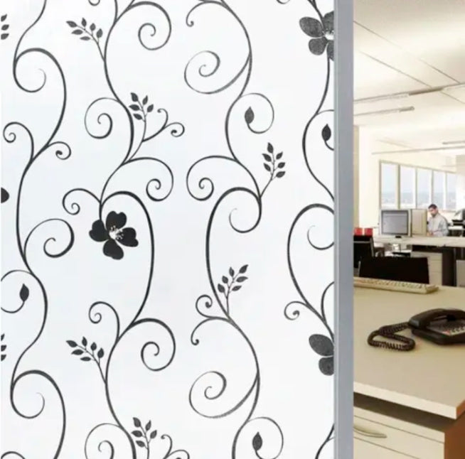 "Premium Frosted Glass Paper for Windows - Privacy & Decoration"
