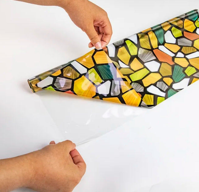 Designer Glass Film Decorative Window Film P042 Cute Paper Design