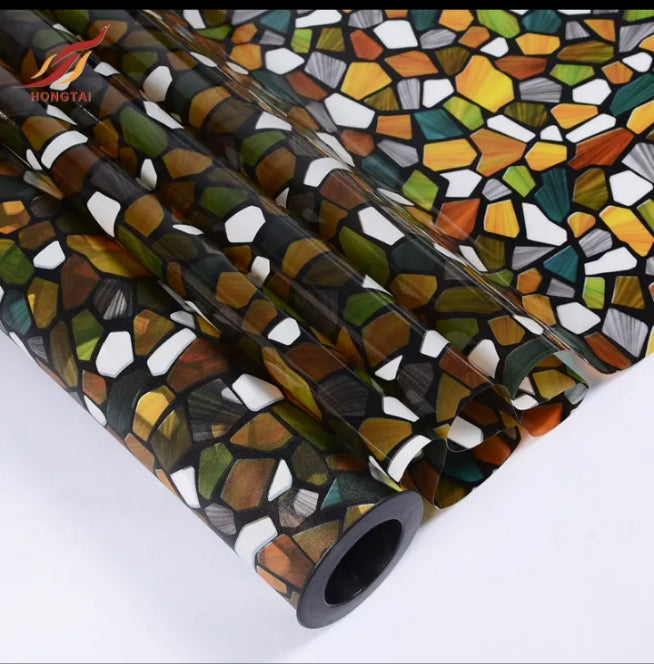 Designer Glass Film Decorative Window Film P042 Cute Paper Design